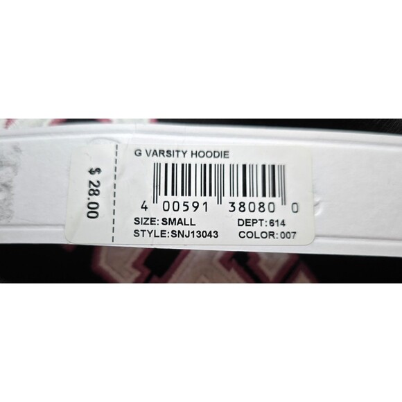 Sonneti London Varsity Pullover Hoodie Youth Girls Size Small 8-10 NWT Black - Picture 5 of 6